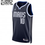 Dallas Mavericks Trikot Dorian Finney-Smith 10 Jordan 2022-23 Statement Edition Navy Swingman - Kinder
